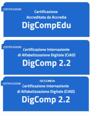 Kit Certificazioni - DigCompEdu + 2 x DigComp 2.2